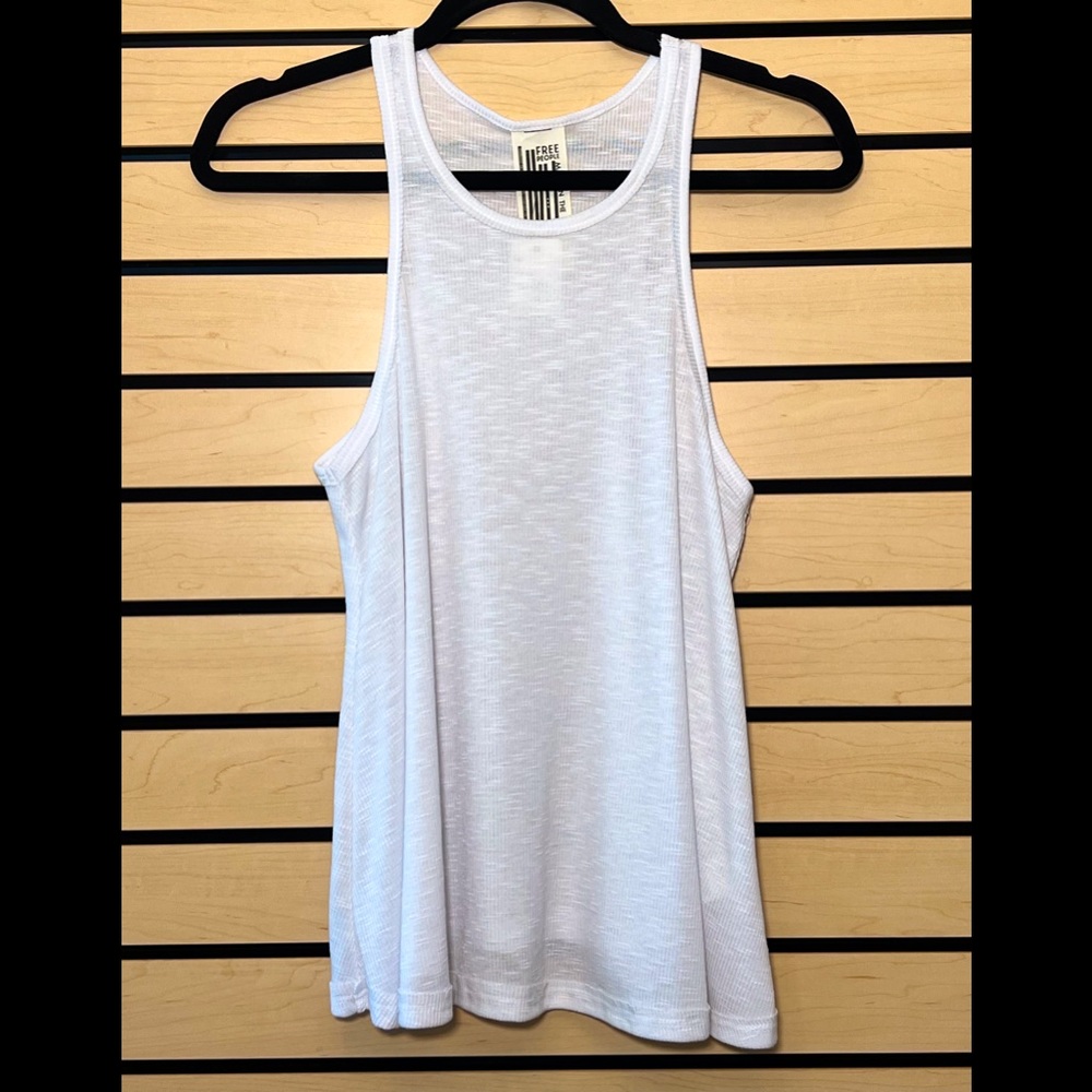 Free People flowy white tank
